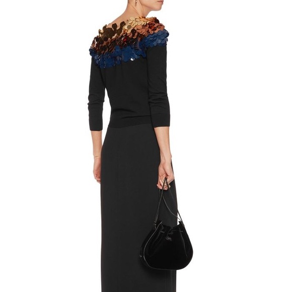 NWT Sonia Rykiel Sequin Embellished Wool Sweater - Picture 4 of 8